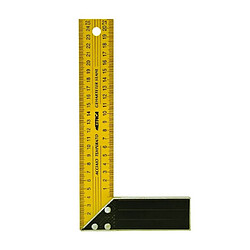 Metrica - Equerre pour menuisier lame jaune 250 mm - 29242