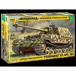 Zvezda Maquette Char German Tank Destroyer Ferdinand Sd.kfz.184 