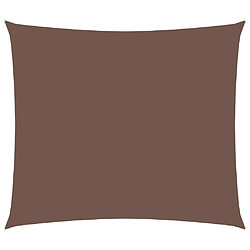 vidaXL Voile de parasol tissu oxford rectangulaire 2,5x3 m marron