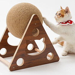 Universal Plaque à griffes pour chat avec boule d'enroulement durable, rayures verticales, chatons, jouets, griffes, balles, fournitures pour chats & 124 ;