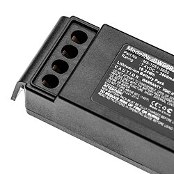 Acheter vhbw Batterie remplace Cavotec M5-1051-3600 pour Télécommande Industrielle (2600mAh, 7.4V, Li-Ion)