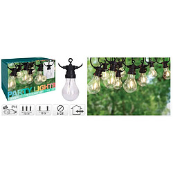 ProGarden Guirlande lumineuse de jardin 10 ampoules LED 24 V 