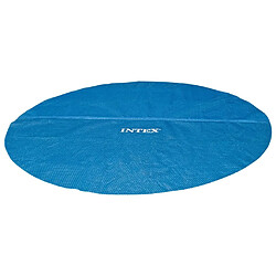 INTEX Couverture solaire de piscine Bleu 206 cm Polyéthylène