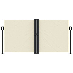 Avis Maison Chic Auvent latéral rétractable | Store latéral | Brise-vue latéral crème 120x1200 cm -GKD12616