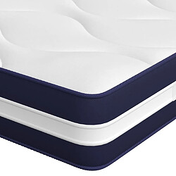 Acheter vidaXL Matelas à ressorts ensachés dureté moyenne 90x200 cm