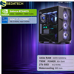 Sedatech PC Gamer Pro • Intel i7-13700KF • RTX4070 • 32Go DDR5 • 2To SSD M.2 • sans OS