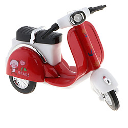 Acheter Échelle 1:18 Mini Alliage Pull Back Moto Véhicules Voiture Jouets Cadeaux Rouge