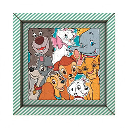 Clementoni- Disney Animals-60 pièces Enfant, Puzzle avec Cadre-fabriqué en Italie, 6 Ans et Plus, 38804 