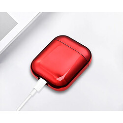 Avis Shot Coque Effet Metal pour AirPods APPLE Boitier de Charge Brillant Design Housse Protection (ARGENT)