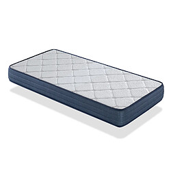 Dormalit Matelas 90X200 LAURA Épaisseur 18 CM Mousse à mémoire de forme-2 faces Eté/hiver - Indépendance De Couchage 