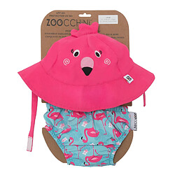 Zoocchini Maillot et Chapeau Flamant rose (12-24M)