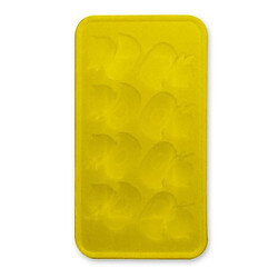 Totalcadeau Moule silicone choclat et bac à pour 8 glacons canards jaune