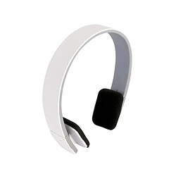 LUUCOZK Casque d'écouteur rétractable réglable léger LC 8200 sans fil compatible Bluetooth-Blanc