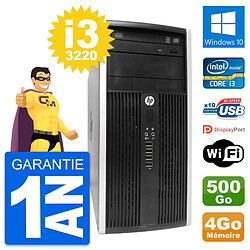 PC Tour HP Pro 6300 CMT Intel i3-3220 RAM 4Go Disque Dur 500Go Windows 10 Wifi · Occasion 