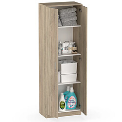 Avis Pegane Armoire / meuble de rangement coloris Cambrian - Hauteur 180 x Longueur 60 x Profondeur 35 cm