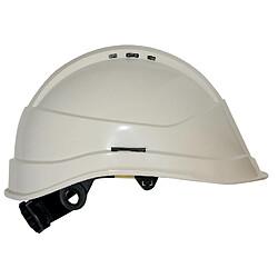 Casque de chantier KARA visière courte blanc - AUBOUEIX - 0031TC