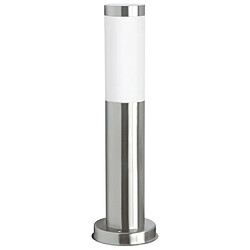 Ranex Borne d'éclairage de jardin 20 W Chrome 45 cm RX1010-45