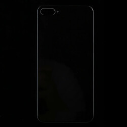 Wewoo Pour iPhone 8 Plus couvercle Transparent arrière de la batterie en verre pièce détachée