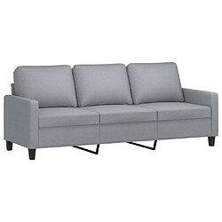 Acheter Maison Chic Ensemble de canapés 2 pcs avec coussins, Canapé droit Sofa pour Salon Gris clair Tissu -GKD230129