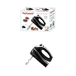 Techwood Batteur a` Main 200W NOIR 5 vitesses + Position “Turbo”