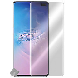 Htdmobiles Film de protection vitre verre trempe incurve integral pour Samsung Galaxy S10+ Plus - TRANSPARENT