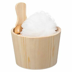 Coffret 5 Pièces Salle de Bain Spa 16cm Naturel