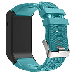 Wewoo Bracelet pour montre connectée Dragonne Sport en silicone Garmin Vivoactive HR Bleu Tiffany 