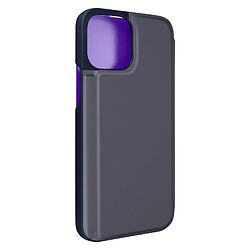 Avizar Étui Clear View iPhone 13 Pro Max avec Clapet Miroir Support Vidéo violet