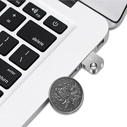 Wewoo Clé USB MicroDrive 8 Go USB 2.0 Mini disque semi-circulaire en métal U pas cher