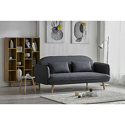 Acheter Concept Usine Canapé droit convertible scandinave 3 places gris SOTCHI