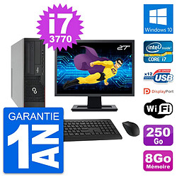 PC Fujitsu E910 DT Ecran 27" Intel i7-3770 RAM 8Go Disque 250Go Windows 10 Wifi · Occasion 