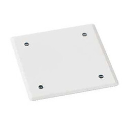 couvercle pour boite de dérivation - 183 x 183 - blanc - schneider electric enn09496 