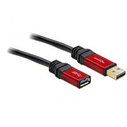 DELOCK Rallonge USB 3.0 2 m rouge pas cher