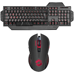 Pack Clavier Souris Gamer RAPAX TORN PRO RAPID FIRE compatible PS4, PS3 et Xbox One 