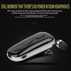 Acheter Universal Stéréo sans fil bluetooth compatible casque appel rappel vibrations usure