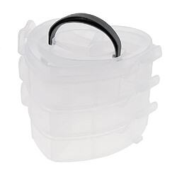 Avis 1 Pièce Organisateur Stockage Transparent Boîte De Rangement Diviseurs Réglables Plastique