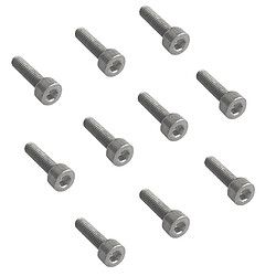 10pcs Boulons à Tête M3x12 DIN912 De Titane Hexagonal à Tête Cylindrique Durables Vis