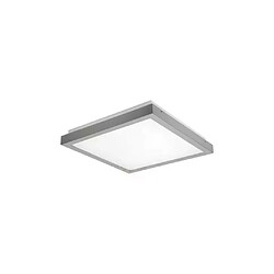 Kanlux Plafonnier LED 38W carré côté 410mm Gris / blanc - Blanc Naturel 4000K