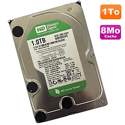 Disque Dur 1To Western DigitalWD10EAVS-00D7B1 3.5" SATA Caviar Green 8Mo - Occasion