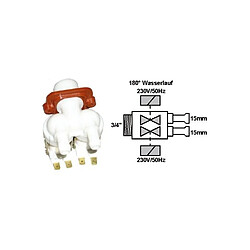 Electrovanne 2 voies pour lave linge whirlpool