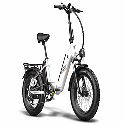 Acheter FAFREES FF20 Polar Vélo Électrique - 500W Autonomie 110KM Freins à Disque - Blanc