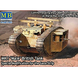 Master Box Maquette Char Mk I ""male"" British Tank, Special Modification For The Gaza Strip