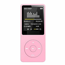 Bluetooth Mp3 Music Player Lossless Portable Fm Radio Externe Ultra-Mince Étudiant Enregistreur Mp3 Noir 4 Go pas cher