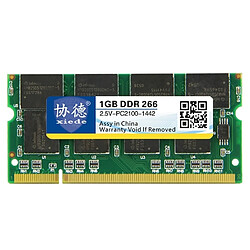 Wewoo Mémoire vive RAM DDR 266 MHz 1 Go Module de à compatibilité totale avec ordinateur portable 