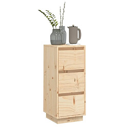 Acheter Maison Chic Buffet,Meuble de Rangement,commode pour salon,Cuisine 32x34x75 cm Bois massif de pin -MN33096