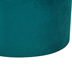 Beliani Lot de 2 poufs coffre en velours vert MEDFORD pas cher