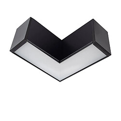 Acheter Ledkia Barre Linéaire LED Luxor 'L' 8W (UGR19) Noir