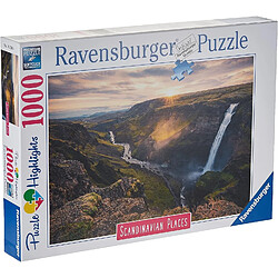 Ravensburger Puzzle - La cascade Háifoss 