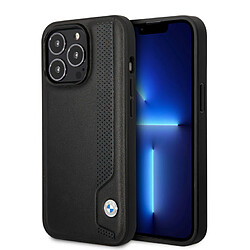 BMW Coque arrière rigide pour iPhone 14 Pro Max -noir 