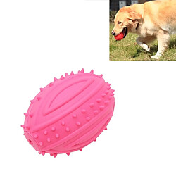 Wewoo Jouet pour Animaux le jeu de molaire d'animal familier, livraison aléatoire de couleur, taille: 9.0x6.5cm Mâchoire en caoutchouc de forme de boule de chien joue la morsure résistante